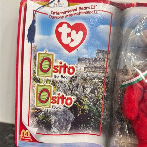 1999 Osito The Bear. International Bears II McDonalds. Teanie Beanie Babies TY - Picture 3 of 5